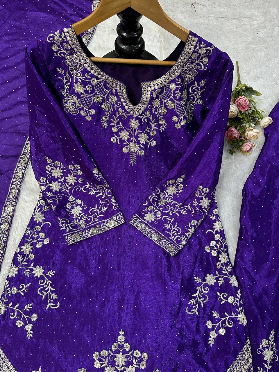Royal Radiance A Majestic Purple Ensemble