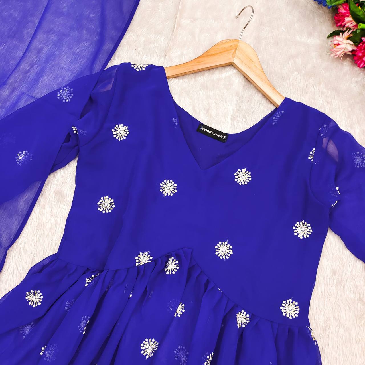 Crepe Charm Anarkali Set