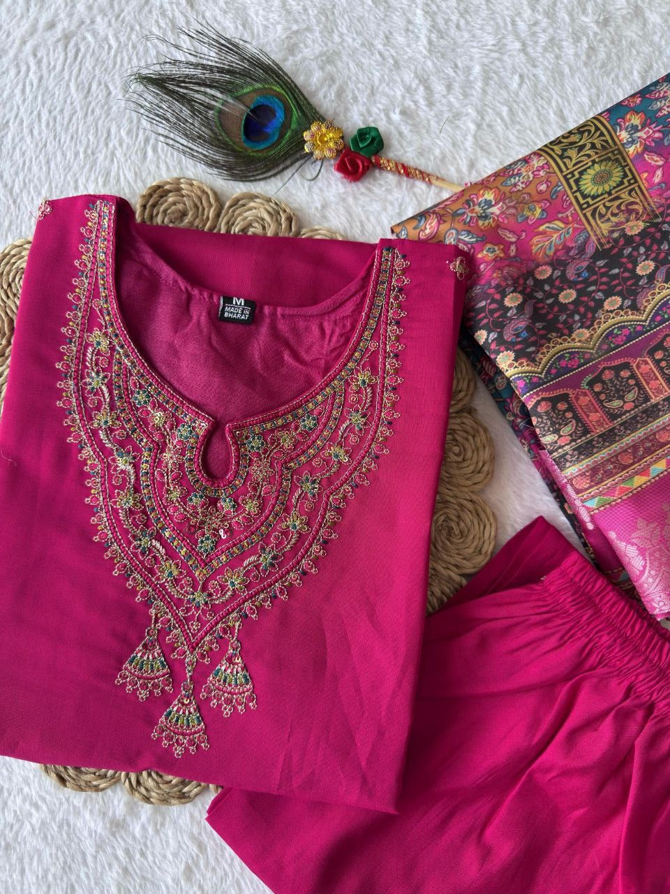 Roman Luxe Kurti Set