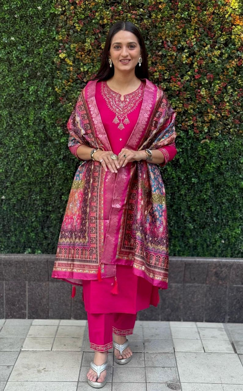 Roman Luxe Kurti Set