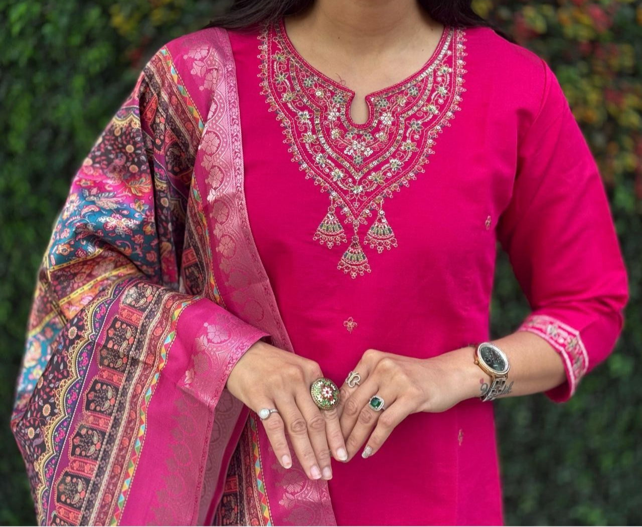 Roman Luxe Kurti Set
