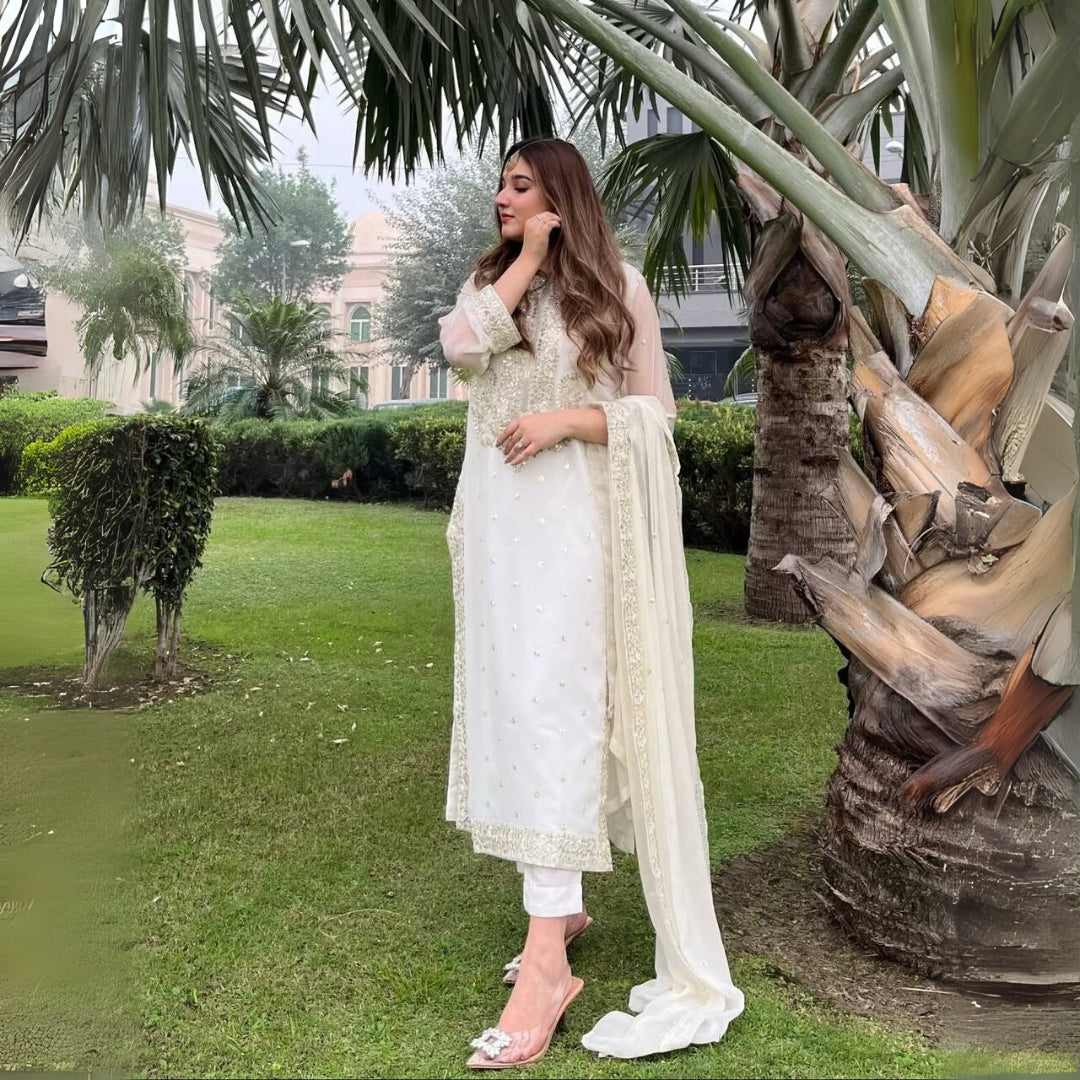 Fancy Georgette Sharara Set