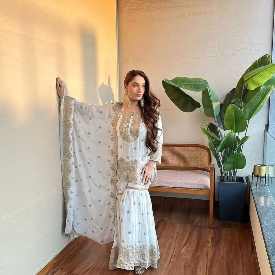 Designer Sharara Grace suit set