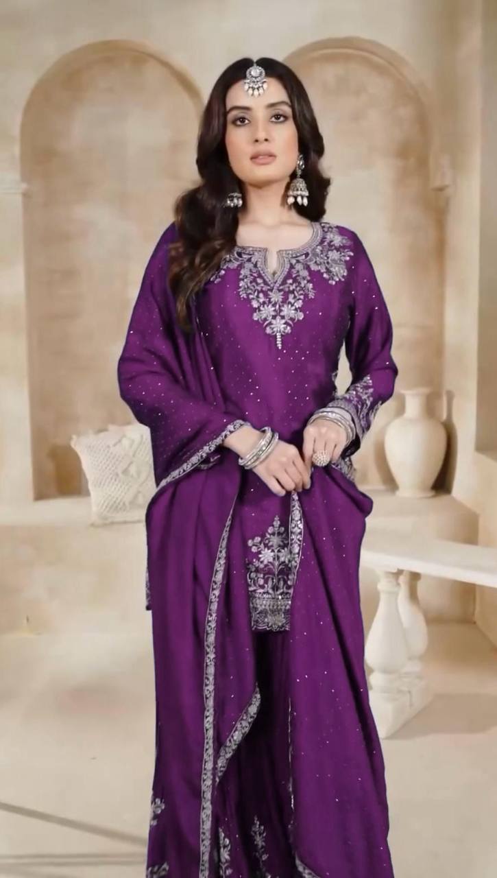 Royal Radiance A Majestic Purple Ensemble