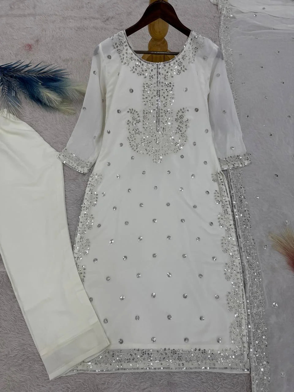Fancy Georgette Sharara Set