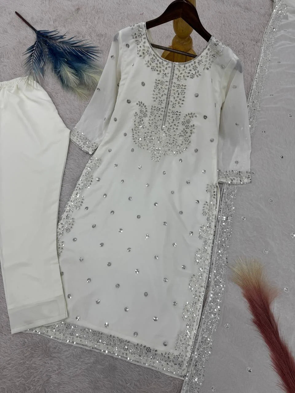 Fancy Georgette Sharara Set