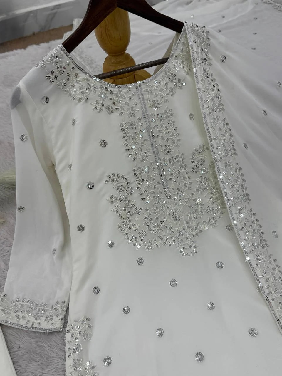 Fancy Georgette Sharara Set