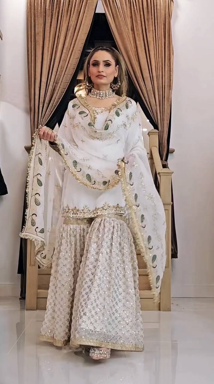 Royal Grace Sharara Set β Perfect for Parties & Celebrations