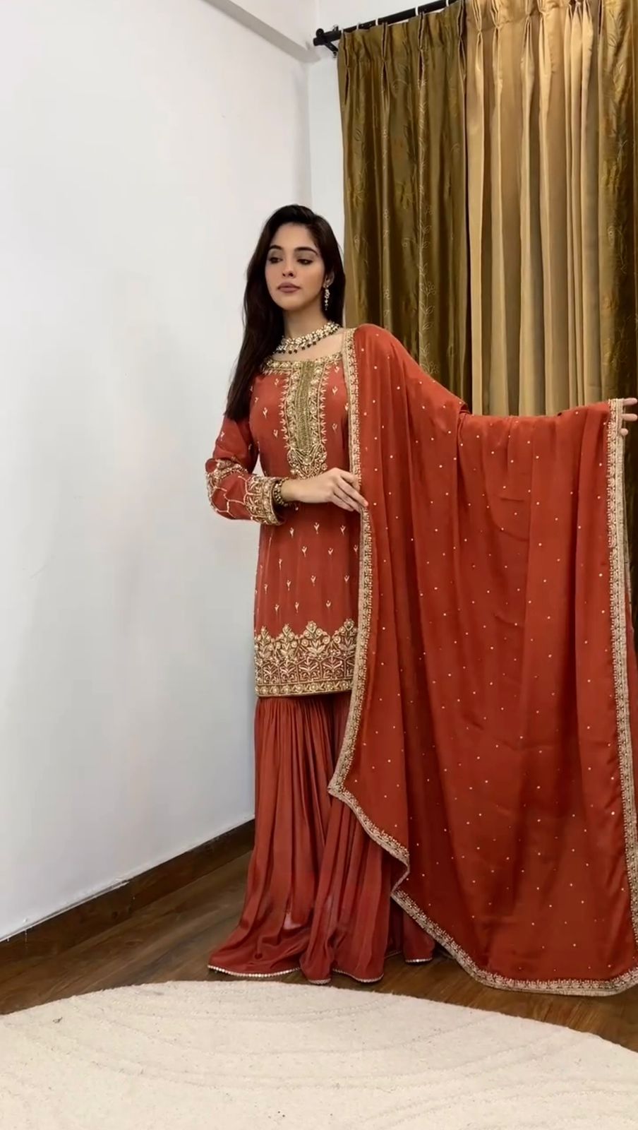 Presenting New Simmer Silk Designer Party Wear top plazzo