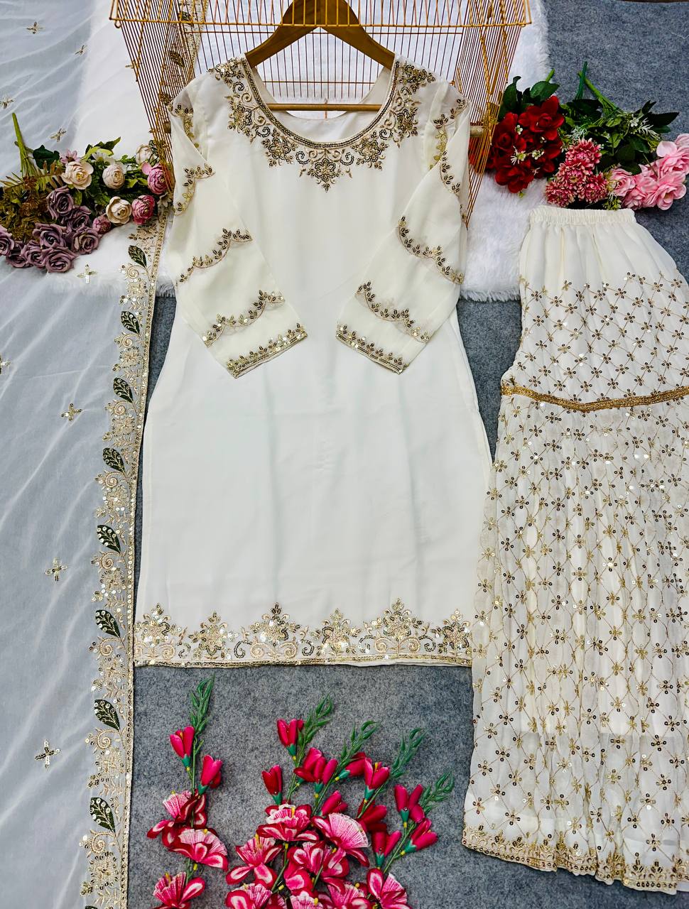 Royal Grace Sharara Set β Perfect for Parties & Celebrations