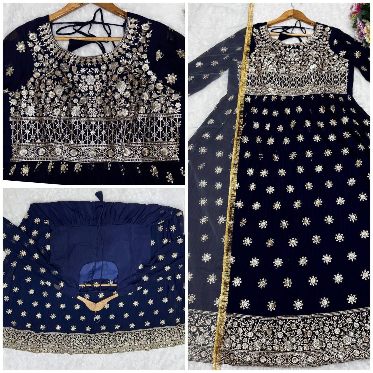 Royal Anarkali Gown Set – Party & Wedding Edition