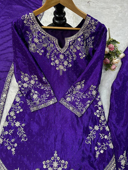 Royal Radiance A Majestic Purple Ensemble