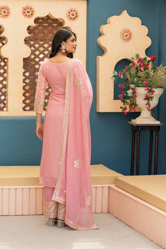 Eid Special Party Wear – Elegant Heavy Star Georgette Suit Set