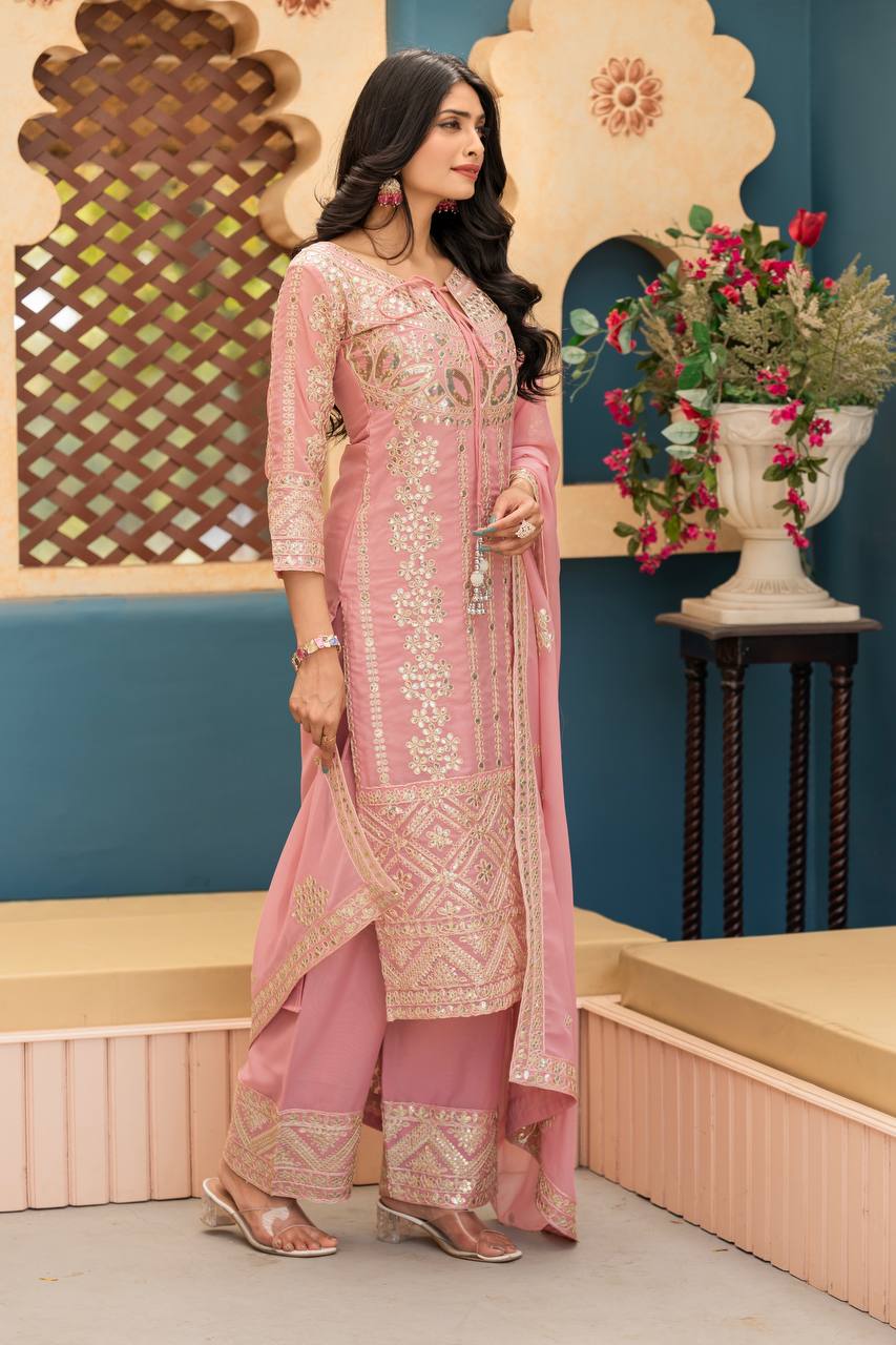 Eid Special Party Wear – Elegant Heavy Star Georgette Suit Set