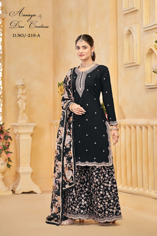 Myriwayat Exclusive Roman Silk Salwar Kameez – Festive Collection