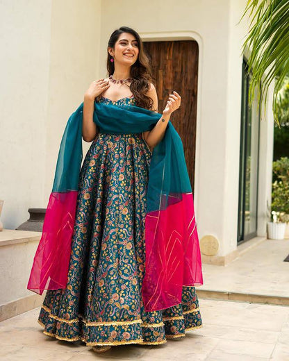 Latkan Charm Anarkali Set
