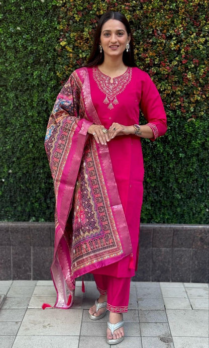 Roman Luxe Kurti Set