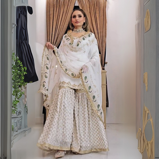 Royal Grace Sharara Set – Perfect for Parties & Celebrations