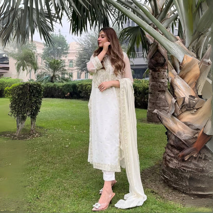 Fancy Georgette Sharara Set