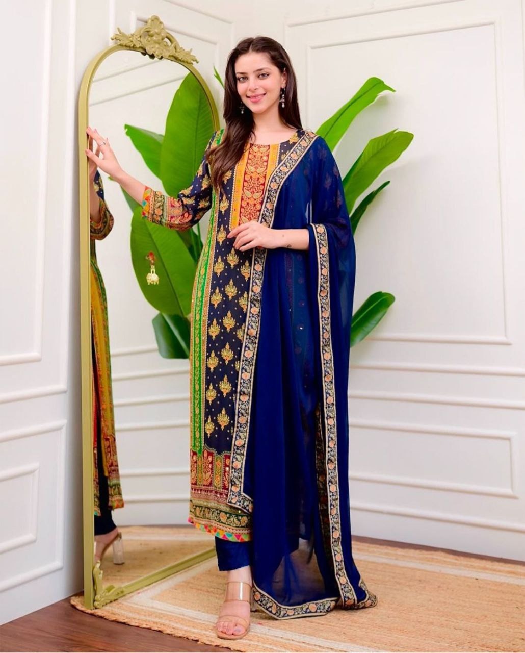 Ivory Pakistani Suit - New Launch Superhit Collection