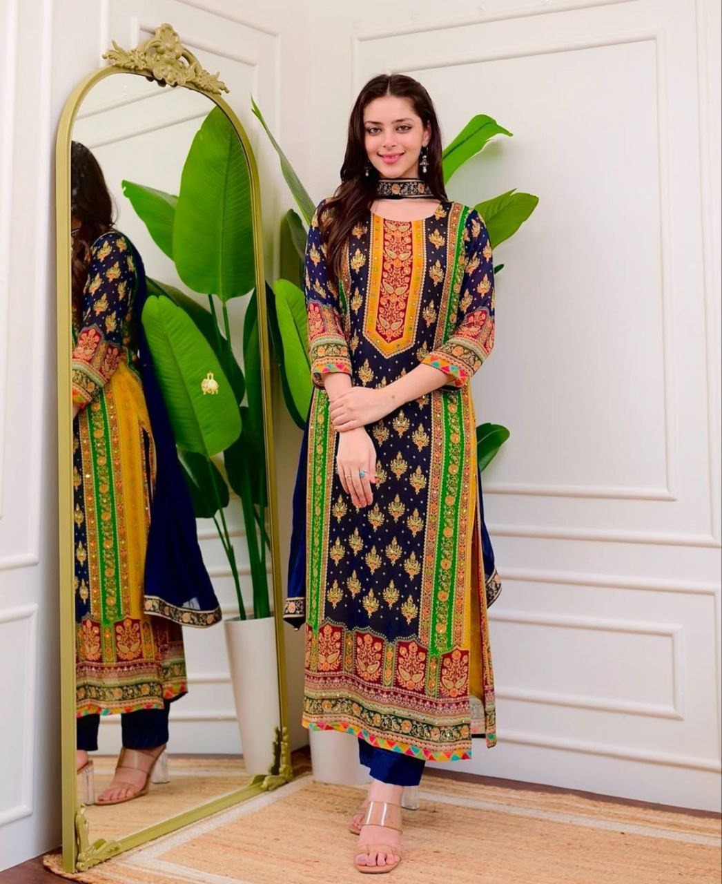 Ivory Pakistani Suit - New Launch Superhit Collection