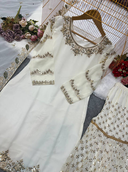 Royal Grace Sharara Set – Perfect for Parties & Celebrations