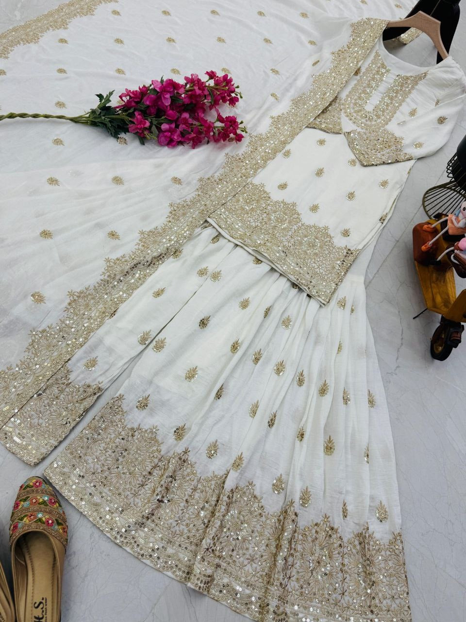 Designer Sharara Grace suit set