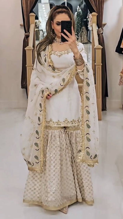 Royal Grace Sharara Set – Perfect for Parties & Celebrations