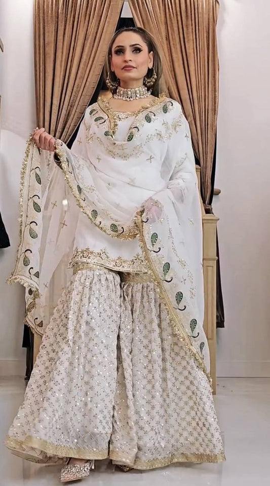 Royal Grace Sharara Set – Perfect for Parties & Celebrations