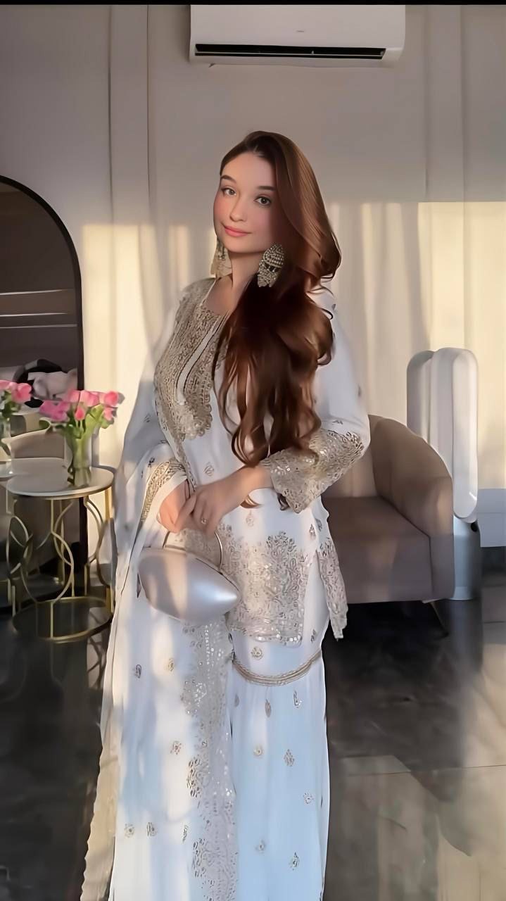 Designer Sharara Grace suit set