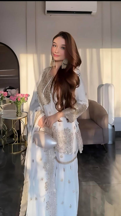 Designer Sharara Grace suit set
