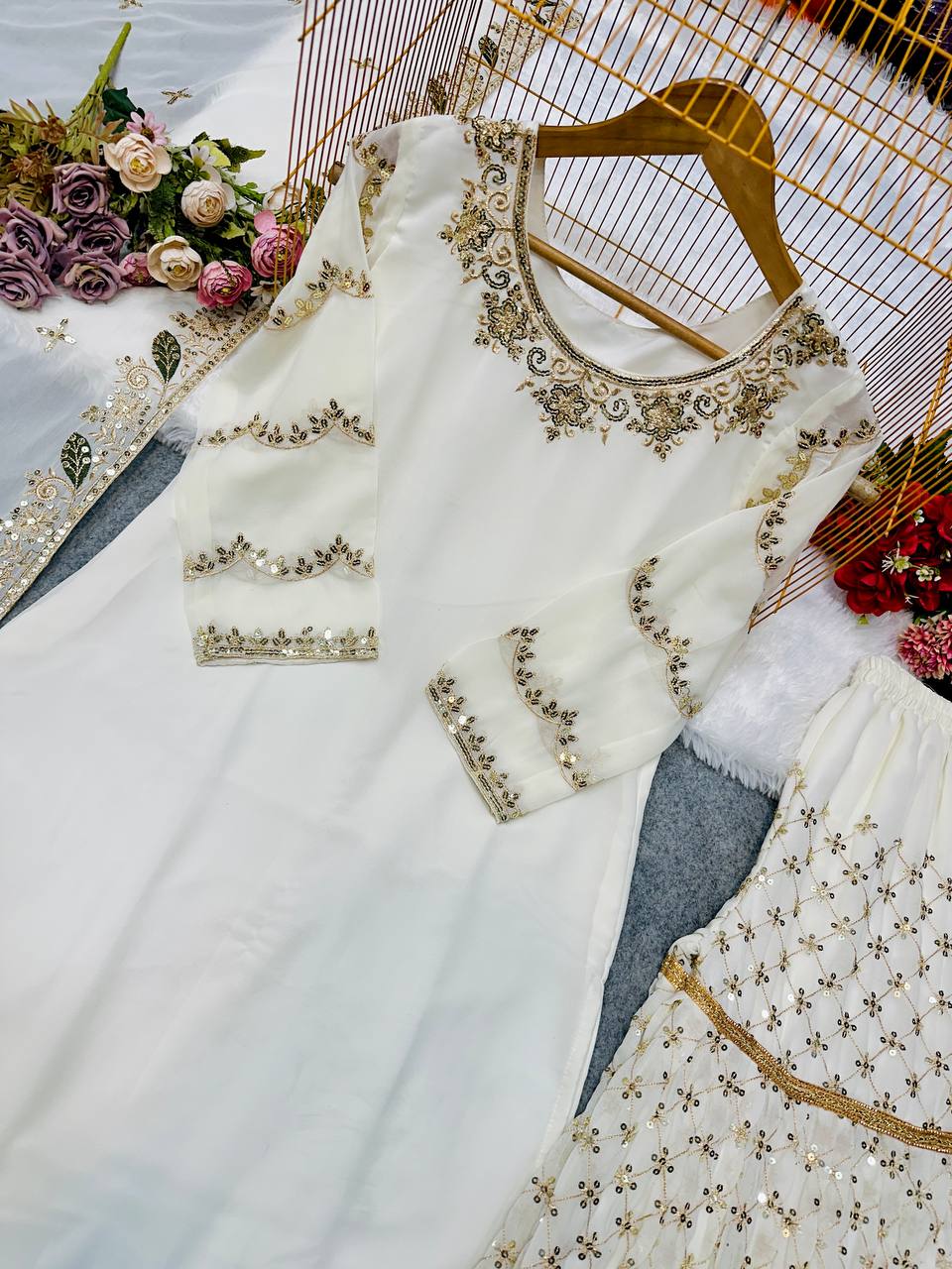 Royal Grace Sharara Set – Perfect for Parties & Celebrations