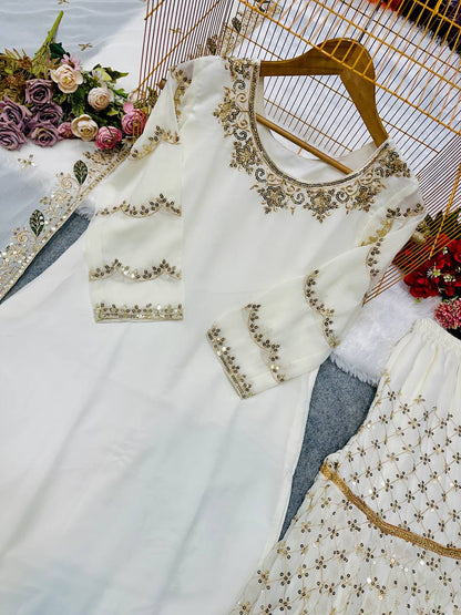 Royal Grace Sharara Set – Perfect for Parties & Celebrations