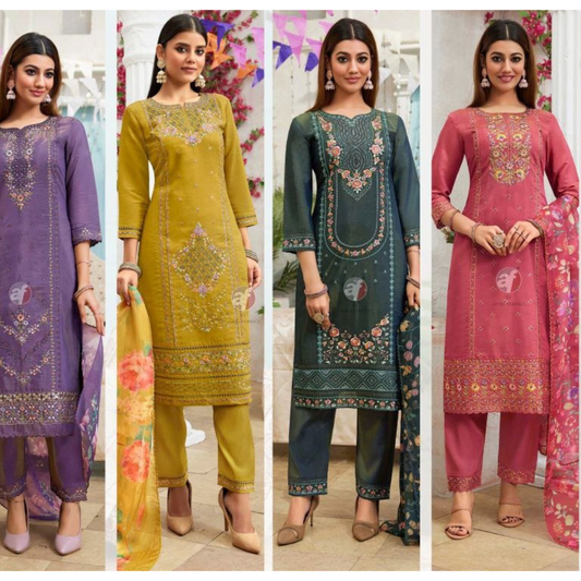 Shimmer Kurti & Dupatta Duo